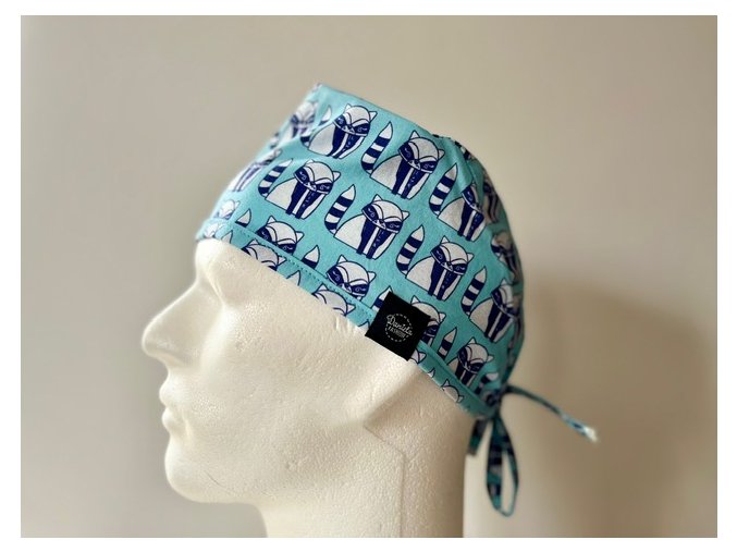 Chirurgická čepice - Mývalí