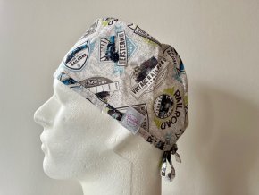 Chirurgická čepice - Vláčky