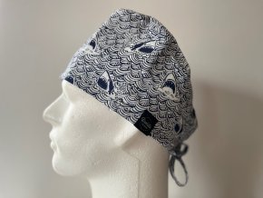 Chirurgická čepice - Žraloci