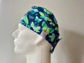 Chirurgická čepice - Můry a motýli