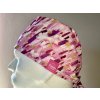 Chirurgická čepice - růžovo-zlaté šmouhy