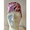 Chirurgická čepice - růžovo-zlaté šmouhy