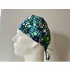 Chirurgická čepice - Batika modrá