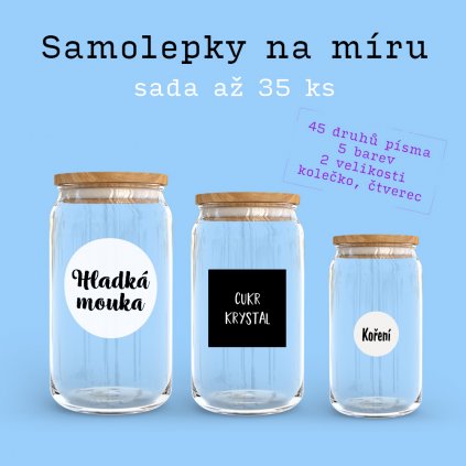 sada samolepek s vlastním designem