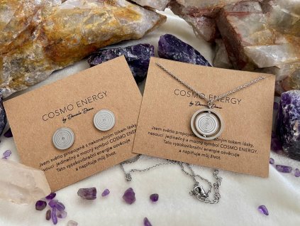 Limitovaný energetický set pro Bohyně – Cosmo Energy Silver z chirurgické oceli