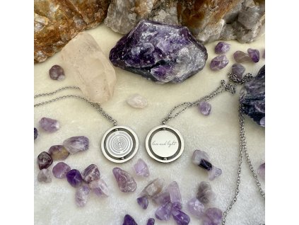 Energetický náhrdelník Cosmo Energy Silver - "Love and Light"