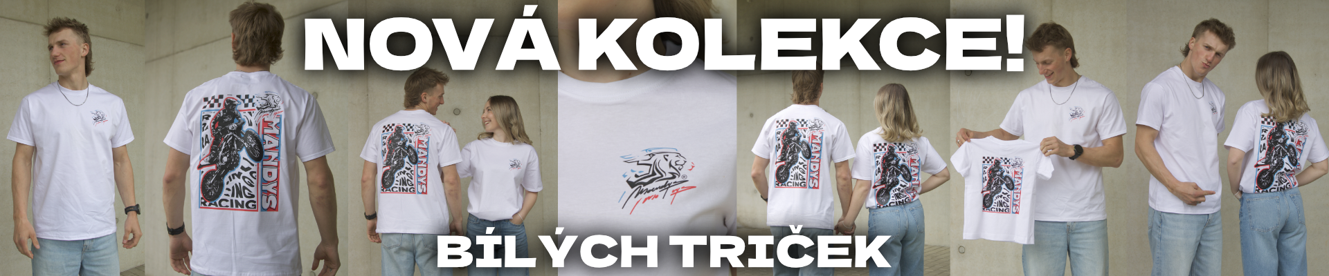 Nová kolekce bílých triček!