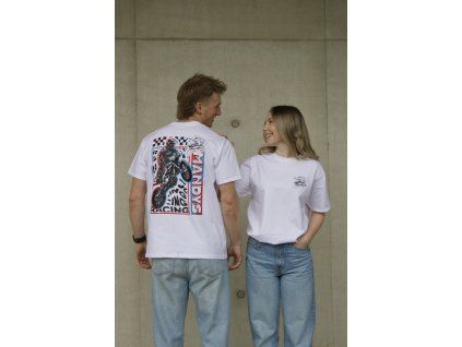 Tričko Bílé - Barevný design