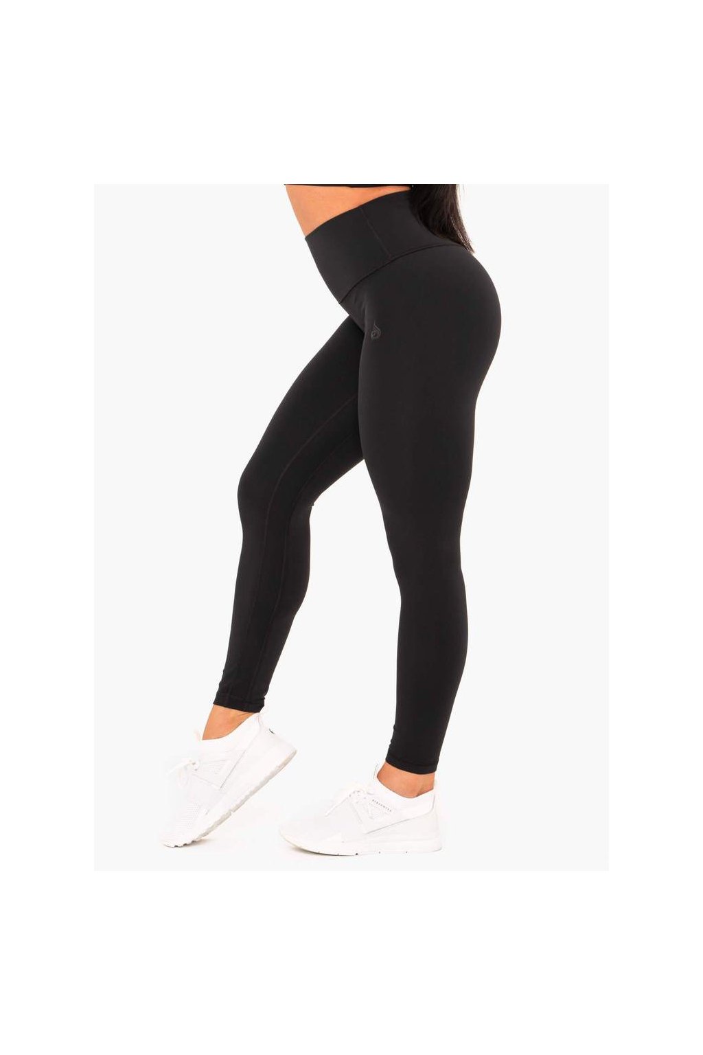 NKD High Waisted Leggings - Black - Ryderwear