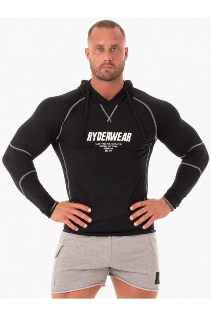 CREW NECK HOODIE BLACK 1 1000x1000