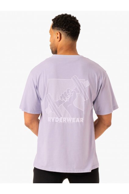 LIFT OVERSIZED T SHIRT LAVENDER 2