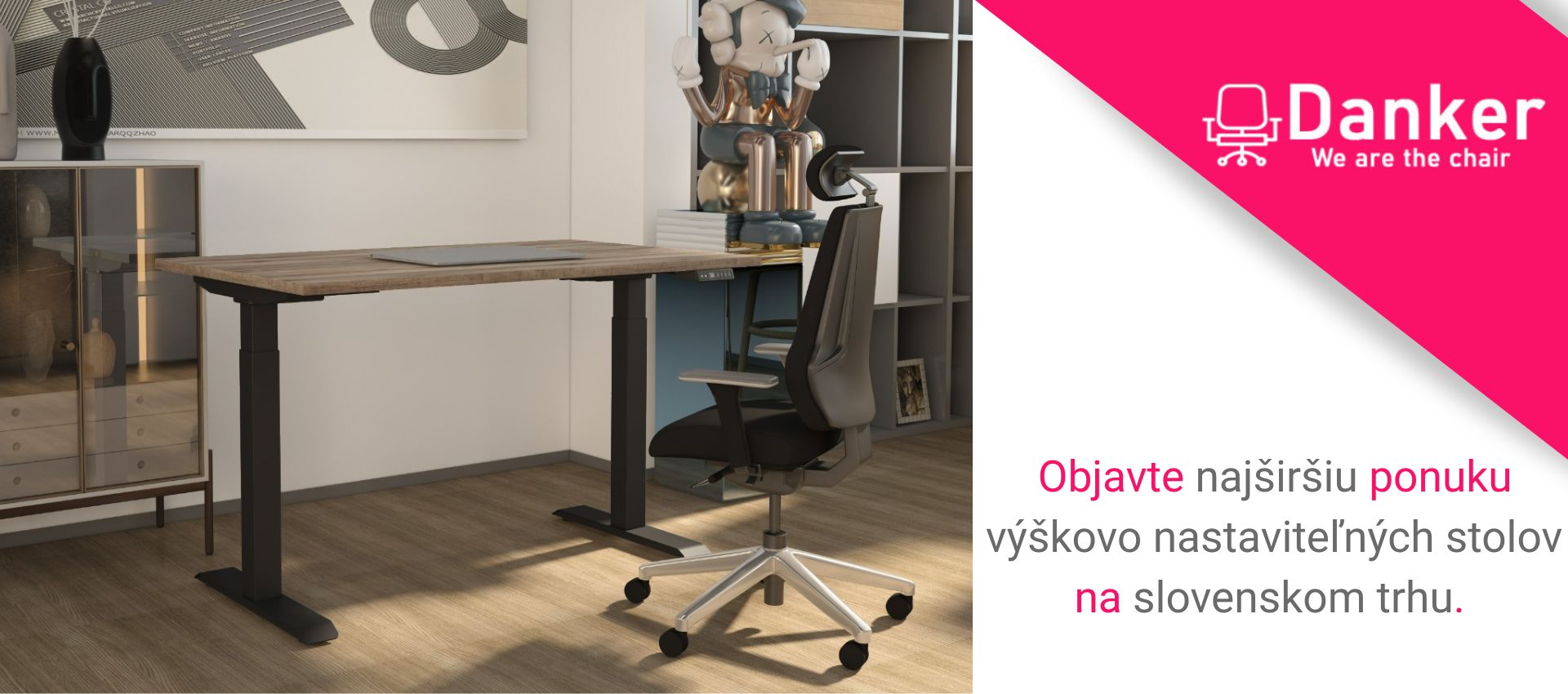 Najširší výber výškovo nastaviteľných stolov na SK