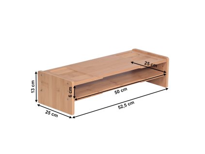 podstavec pod monitor bambus 1x1k koty