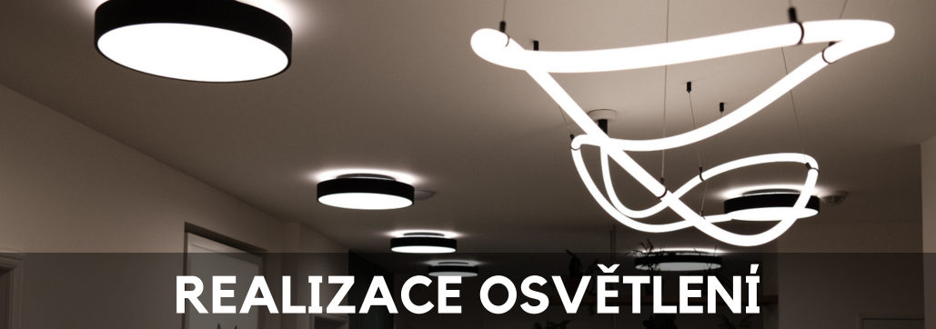 Realizace osvětlení bytů, rodinných domů a komerčních prostor. Kompletní návrh, výběr svítidel a instalace moderního osvětlení na míru.