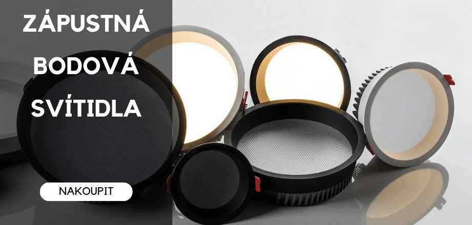 Zápustné bodovky pro Váš interiér. Ideální do obývacího pokoje, kuchyň, koupelny nebo komerčních prostor.