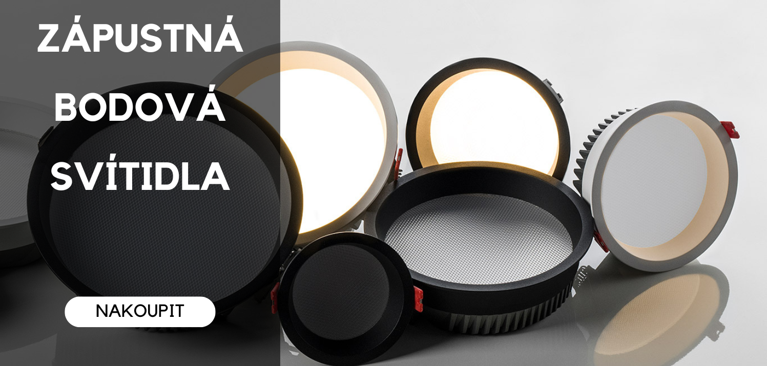 Zápustné bodovky pro Váš interiér. Ideální do obývacího pokoje, kuchyň, koupelny nebo komerčních prostor.