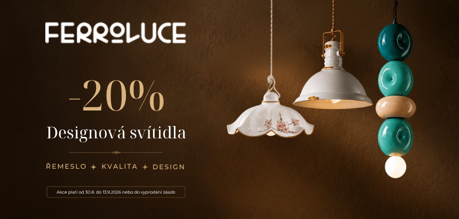 Kvalitní italská ručně vyráběná svítidla