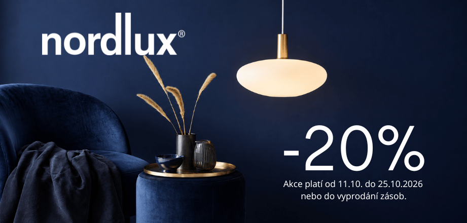 Skandinávské osvětlení Nordlux v akci -20%