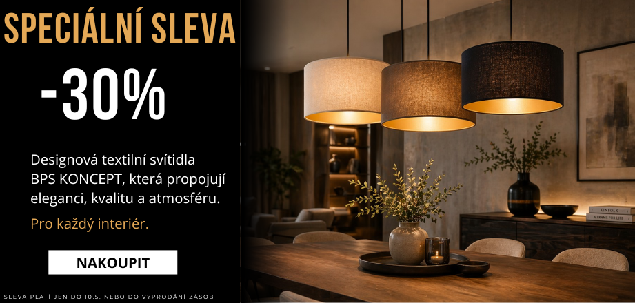 💡Svítidla BPS Koncept nyní za výhodné ceny💡