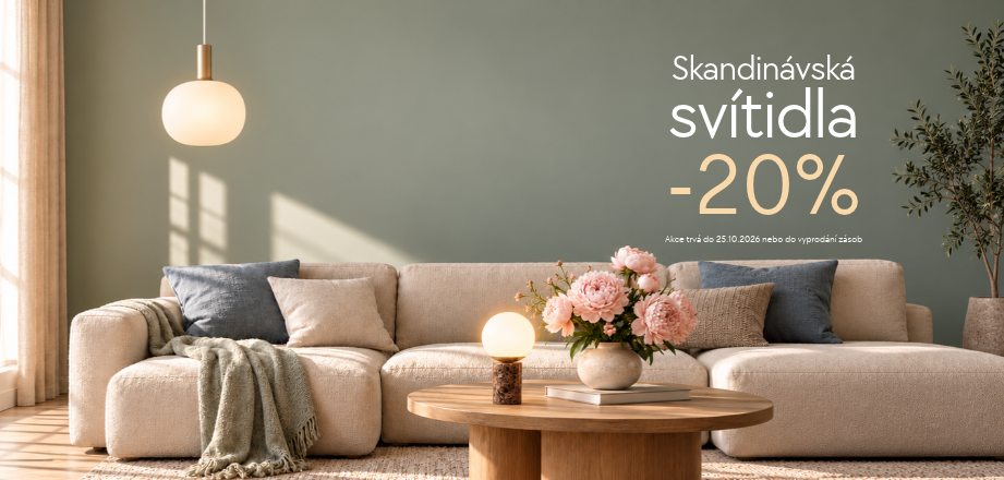 Skandinávské osvětlení v akci -20%
