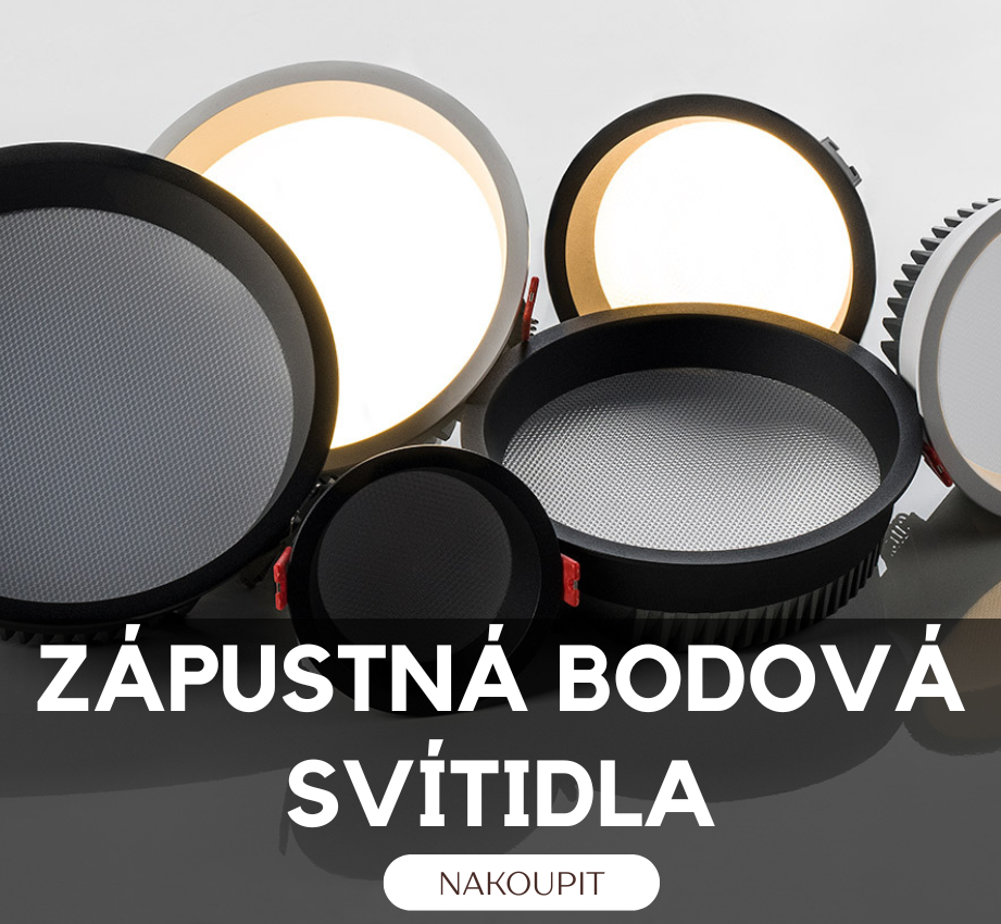 Zápustné bodovky pro Váš interiér. Ideální do obývacího pokoje, kuchyň, koupelny nebo komerčních prostor.