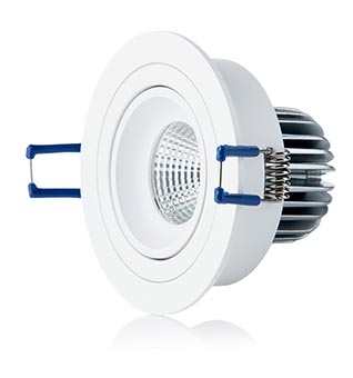 Zápustné LED svítidlo 191N ø 9,2 cm, bílá