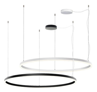 Závěsné LED svítidlo CIRCLE P-Z ø 120 cm