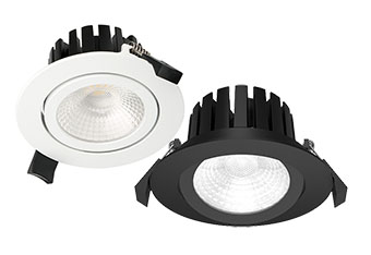 Zápustné LED svítidlo MAX 2 ø 8 cm, IP65 3000K