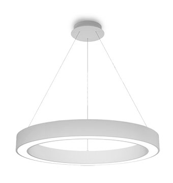 Závěsné LED svítidlo SATURN P-Z ø 80 cm, bílá