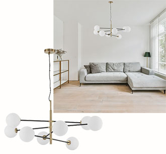 Závěsné svítidlo VITRA ø 120 cm