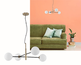 Závěsné svítidlo VITRA ø 103 cm, v. 130 cm