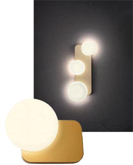 Nástěnné svítidlo Lumien, ø13cm