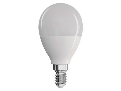 14634 led zarovka classic mini globe 7 3w e14 neutralni bila