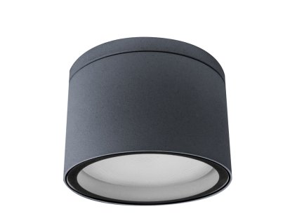 Venkovní stropní svítidlo ARON ø 9 cm, IP54, 1xGX53