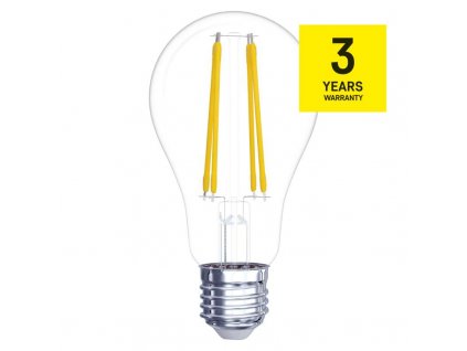 LED žárovka Filament A60 3,4W E27 neutrální bílá