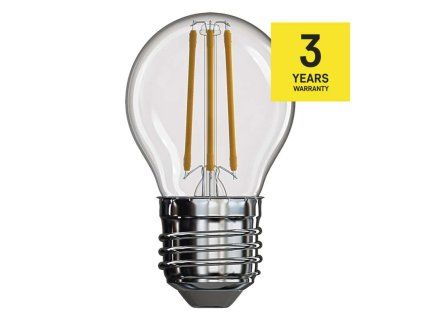 22473 led zarovka filament mini globe 4w e27 tepla bila