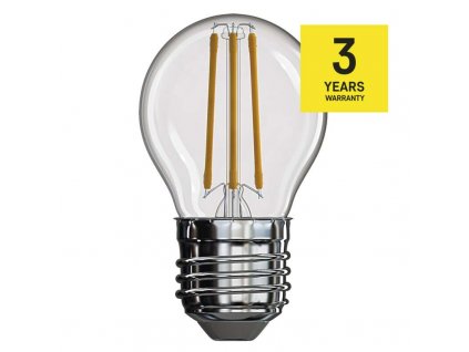 LED žárovka Filament Mini Globe 4W E27 teplá bílá