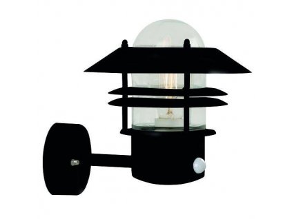 Venkovní nástěnná lampa Blokhus (Barva černá)