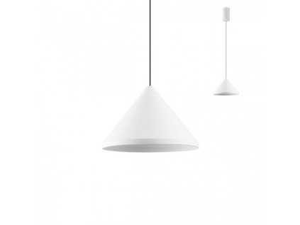 Závěsné LED svítidlo Eiko, ø24cm (Barva bílá)