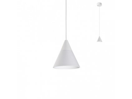 Závěsné LED svítidlo Eiko, ø7,2cm (Barva bílá)