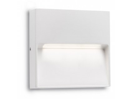 Venkovní nástěnné svítidlo EVEN - hranaté, ø10cm (Barva bílá)