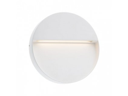 Venkovní nástěnné svítidlo EVEN - kulaté, ø21,5cm (Barva bílá)