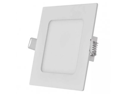 LED zápustný panel NEXXO, 12cm, 7W, čtvercový, bílý