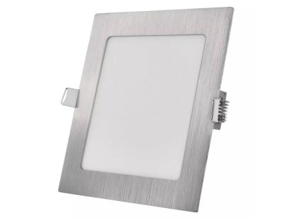 LED zápustný panel NEXXO, 17,5cm, 12,5W, CCT, čtvercový, černý/stříbrný (Barva Černá)