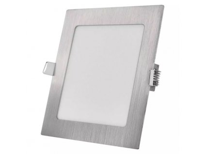 LED zápustný panel NEXXO, 17,5cm, 12,5W, CCT, čtvercový, černý/stříbrný