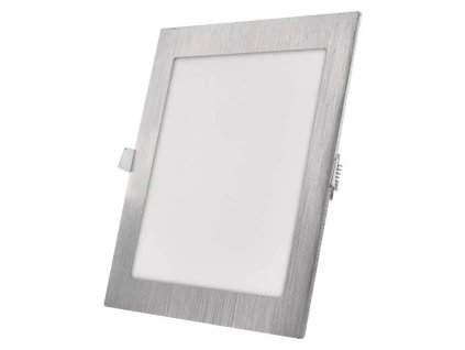 LED zápustný panel NEXXO, 22,5cm, 18W, CCT, čtvercový, černý/stříbrný (Barva Černá)