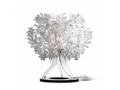 lampada tavolo fiorella bianco