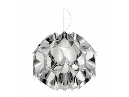 lampada sospensione flora argento
