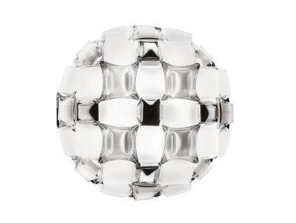 lampada muro mida media bianco argento