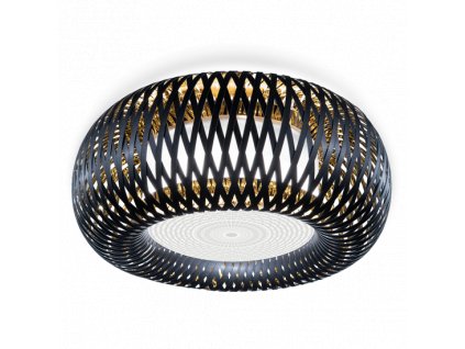 lampada soffitto kalatos nero oro 1